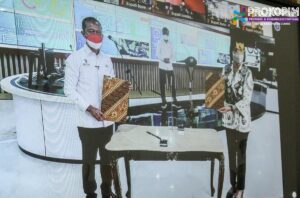 Bupati Ciamis Ikuti Launching Sistem OSS Berbasis Risiko Bersama Presiden