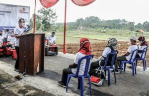 Wabup Ciamis Hadiri Launching Demplot Penanaman Jagung Kristal