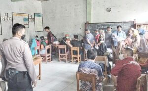 Polsek Pancatengah Laksanakan Monitoring Gebyar Vaksinasi