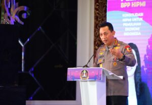 Kapolri Minta HIPMI Terus Kawal Seluruh Kebijakan Pertumbuhan Ekonomi Ditengah Pandemi