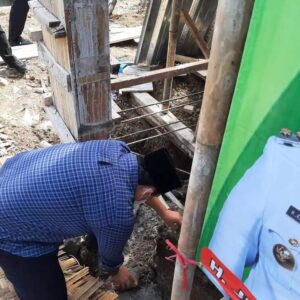 Bupati Laksanakan Peletakan Baru Pertama Pendopo Gedung Sekretariat FKDT Kabupaten Pangandara