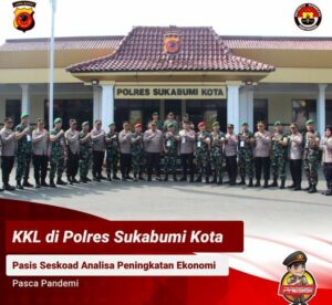 KKL di Polres Sukabumi Kota, Pasis Seskoad Analisa Peningkatan Ekonomi Pasca Pandemi