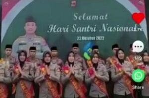 Sambut Hari Santri Nasional, Video Lantunan Nadhom Alfiyah Anggota Polres Tasikmalaya Kota Viral