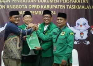 PPP Serahkan Daftar Bacaleg ke KPU Kabupaten Tasikmalaya ‘Satu Tujuan Menjemput Kemenangan’