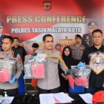 Kapolres Tasikmalaya Kota Pimpin Press Release Kasus Tindak Pidana Penganiayaan Hingga Meninggal Dunia