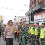 Apel Kesiapan Personel TNI-Polri Dalam Pengamanan Pemilu 2024 di Tasikmalaya