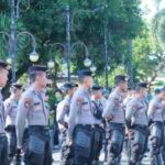 Polres Majalengka Gelar Apel Pengamanan Unras DPP KSN