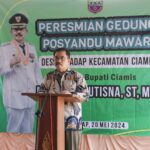 Resmikan Gedung Posyandu, Pj Bupati Ciamis Ajak Masyarakat Tangani Stunting