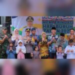 Wakapolres Subang Hadiri Bakti Sosial di Kantor Disnakertrans