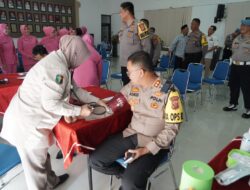 HUT Bhayangkara ke -78, Polres Tasikmalaya Kota Gelar Bakti Kesehatan