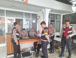 Polisi Disiagakan di Kantor KPU Kota Tasikmalaya