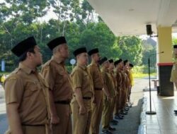 Senin Terakhir di Pemda Kabupaten Tasikmalaya, Pjs Bupati Yedi Pimpin Pelaksanaan Apel