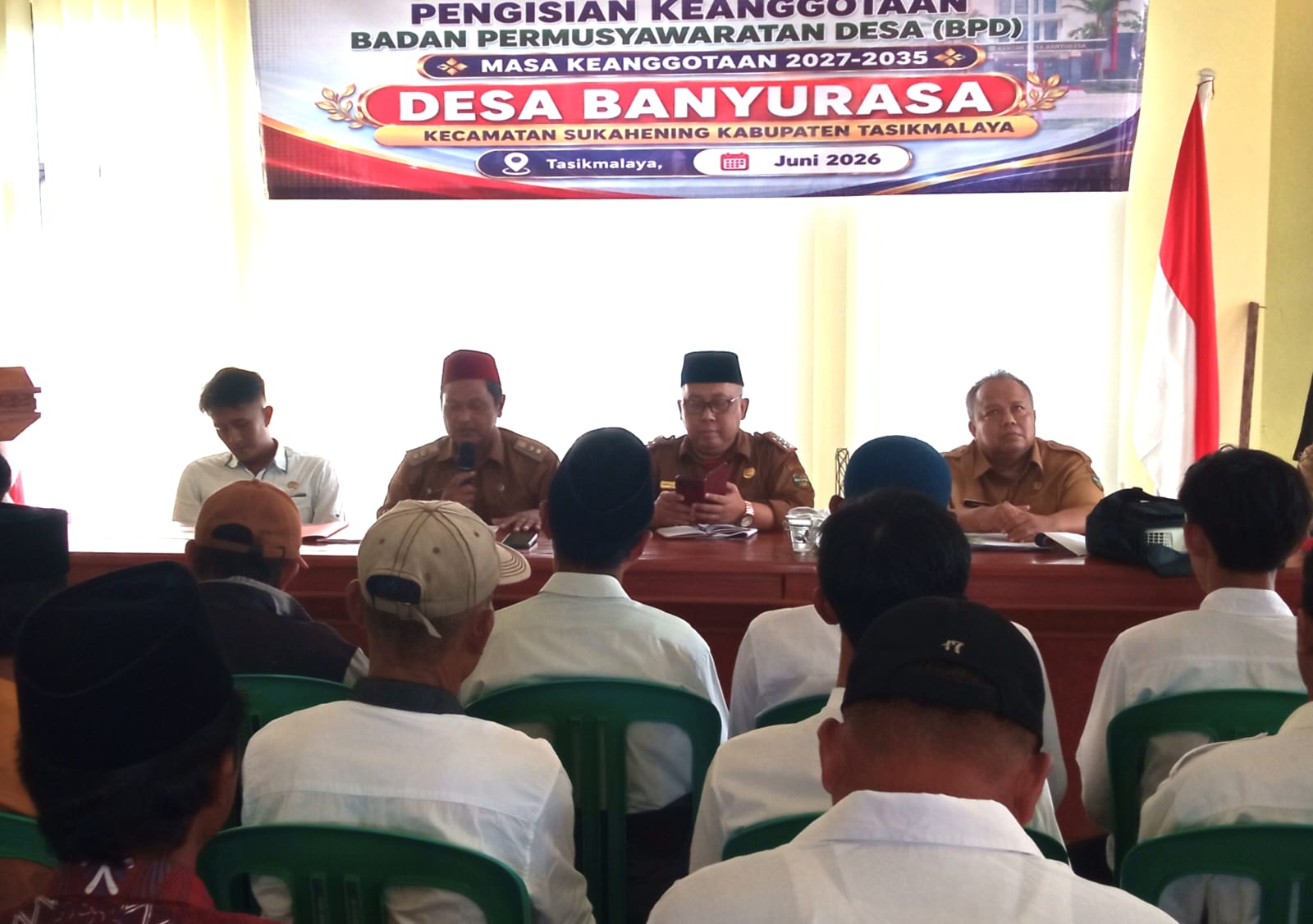 Pemdes Banyurasa Bentuk Panitia Pengisian Keanggotaan BPD
