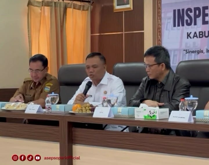 Wakil Bupati Tasikmalaya Asep Sopari Al Ayubi membuka Entry Meeting Pemutakhiran Tindak Lanjut Rekomendasi Hasil Pemeriksaan BPK RI Perwakilan Jawa Barat. (Foto: Tangkapan Layar akun media social @asepsopariofficial)
