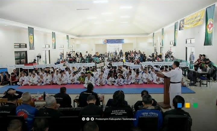 Bupati Tasikmalaya Cecep Nurul Yakin menghadiri Kerjurdo BKC Bupati Cup II 2026 di Ciawi. (Sumber : prokompimkabtasik)
