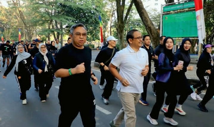 Bupati Bandung Ikuti Road to Bedas Run