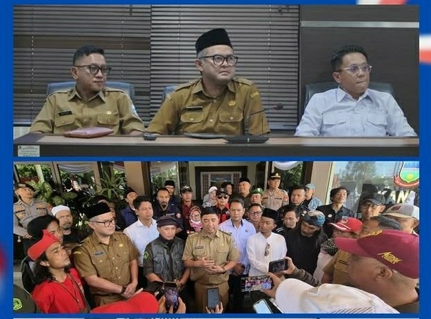 Bupati Garut Abdusy Syakur Amin saat menerima audiensi ABAG membahas pencegahan penyalahgunaan narkoba. (Sumber : @mediacenter.garut)