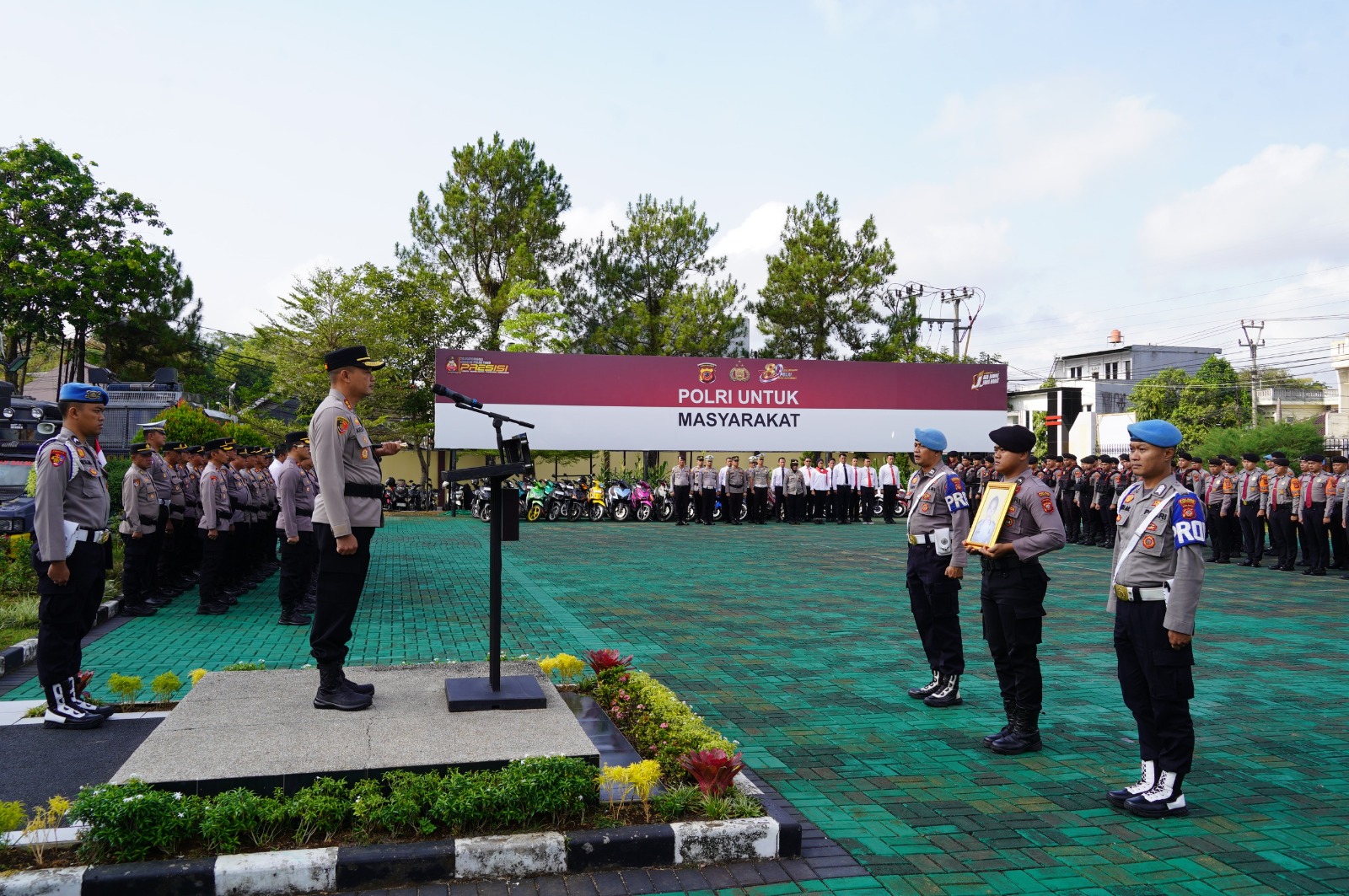 Upacara PTDH personel Polres Tasikmalaya Kota 7 September 2026. ( Dok. Humas Polres Tasikmalaya Kota )