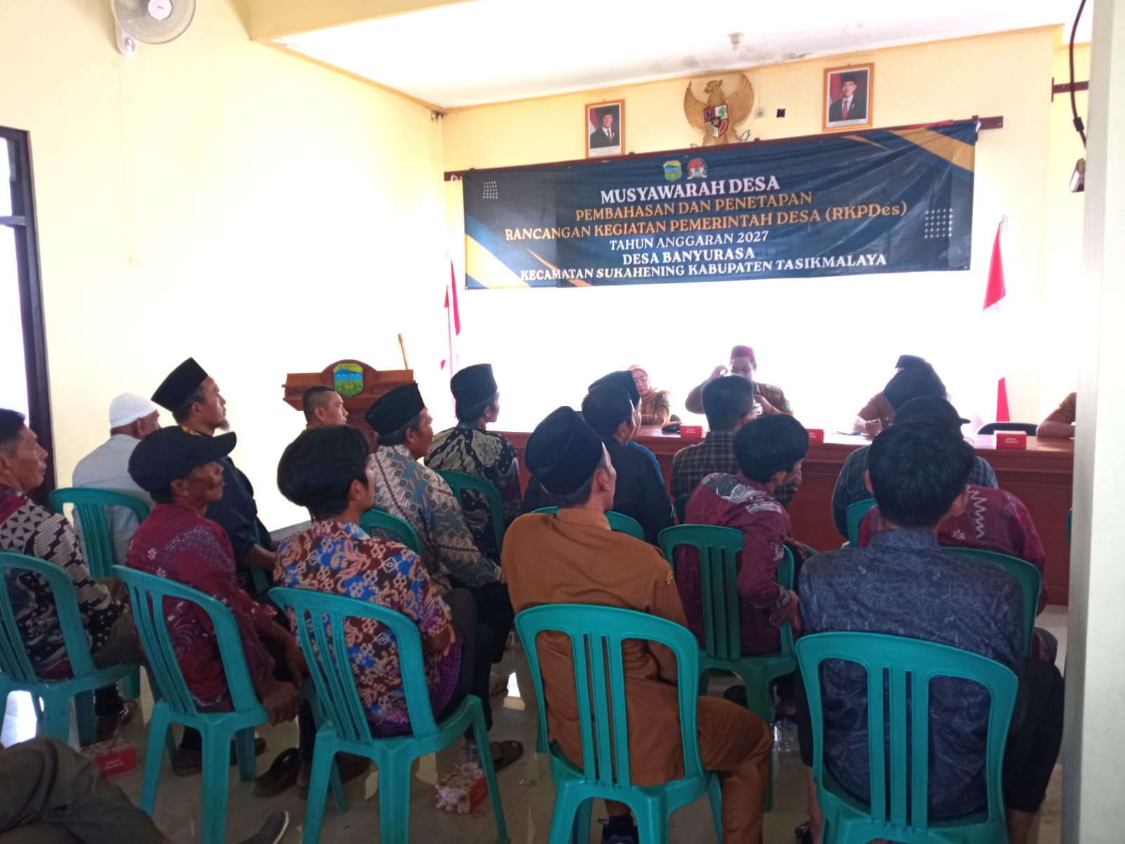 Musdes penetapan RKPDes Desa Banyurasa tahun anggaran 2027